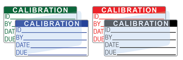 Calibration Labels 120 W Covers Advanced Calibration Label